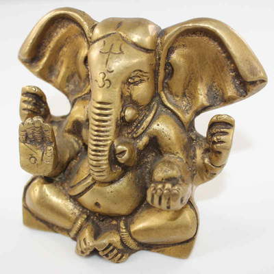 Ganesh Statue - Brass