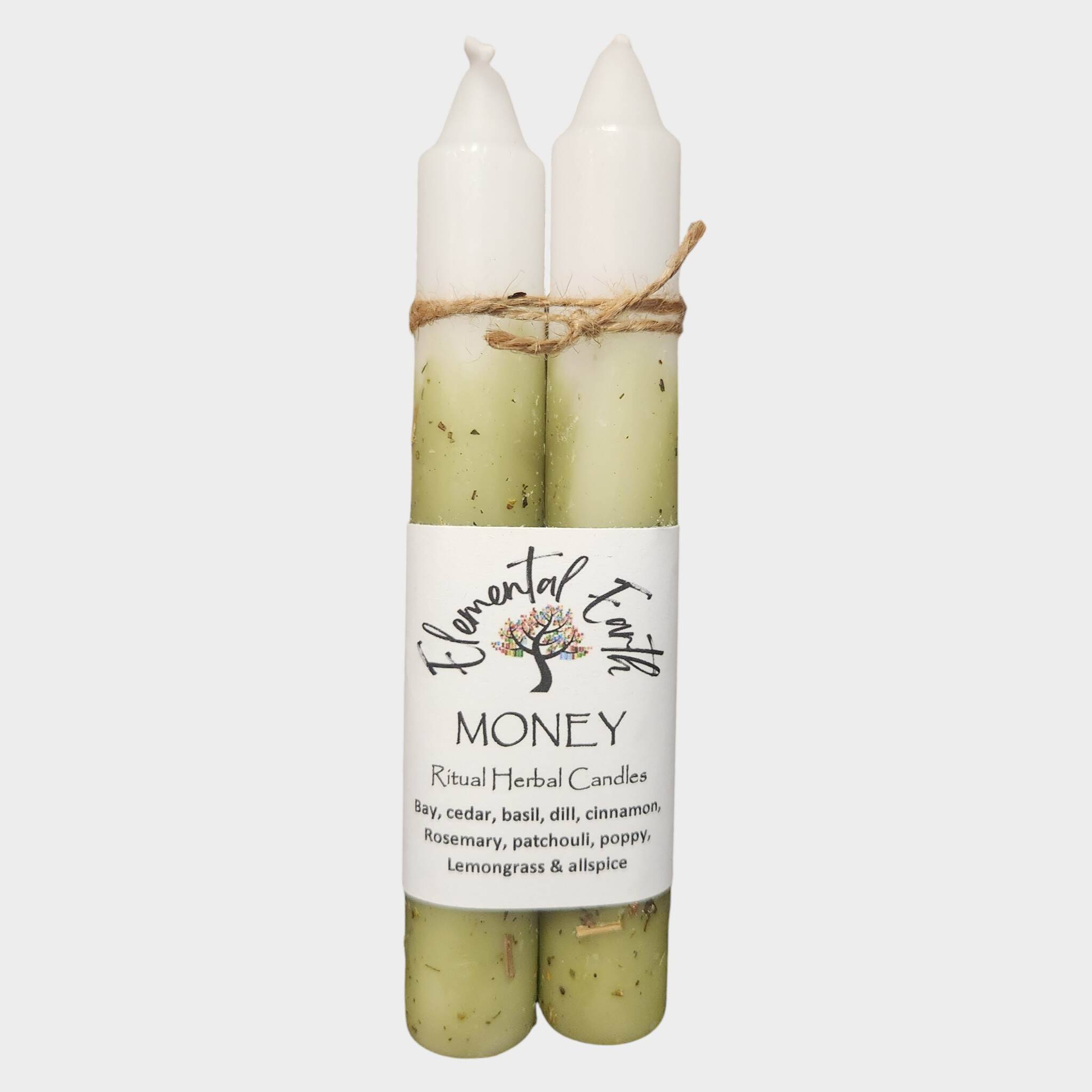 Money Herbal Intention Candles